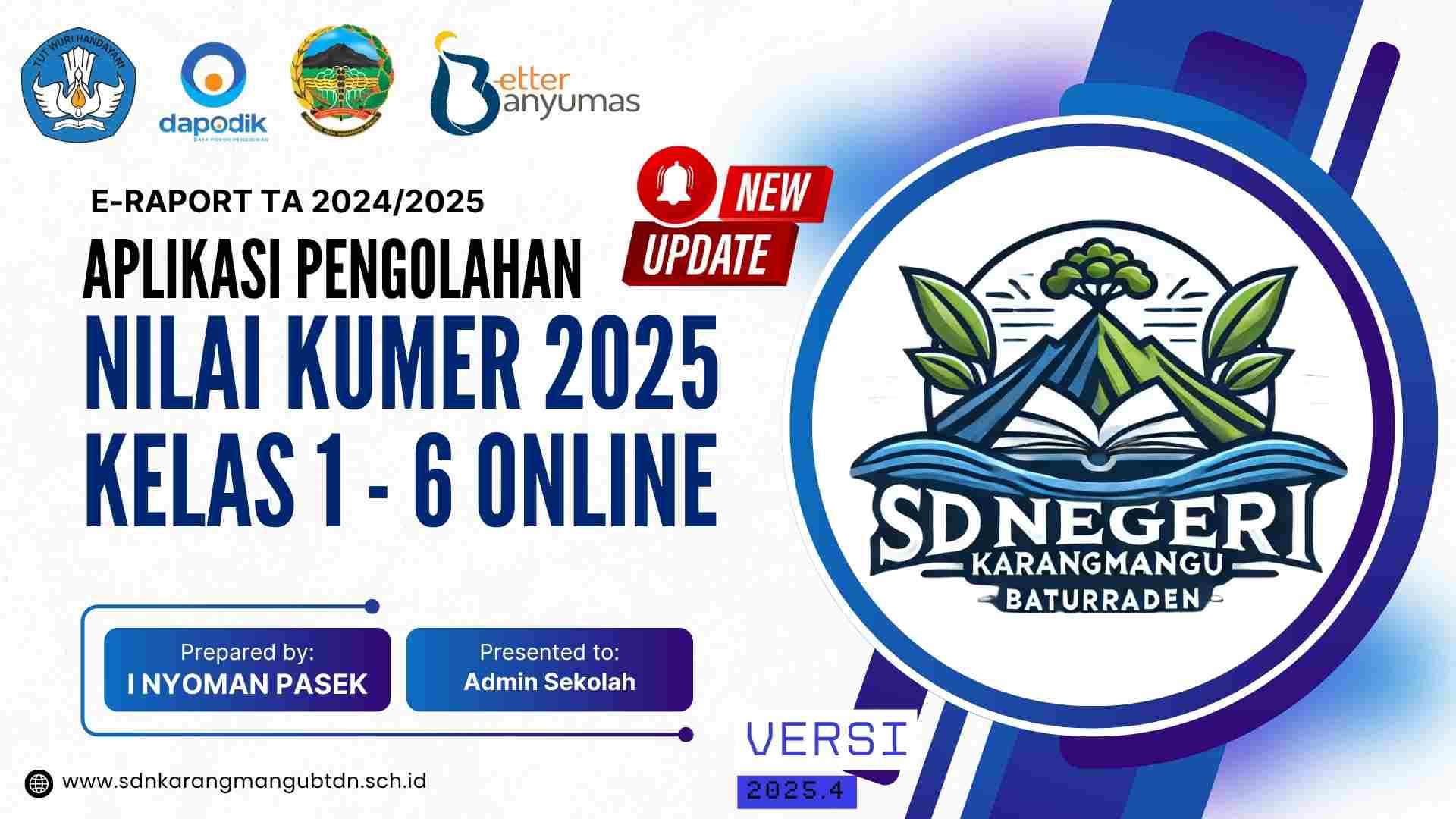 PENGOLAHAN NILAI E-RAPORT TAHUN AJARAN 2024/2025